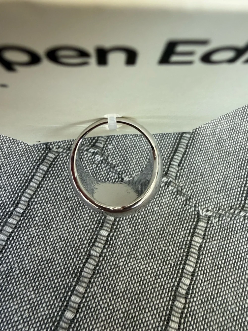 Nordstrom Open Edit Chunky Silver Ring